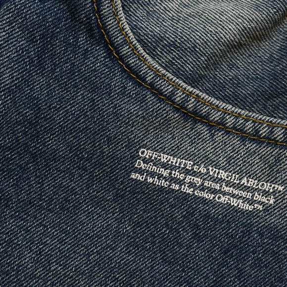 OFF-WHITE C/O VIRGIL ABLOH DENIM MINI SKIRT - Picture 4 of 11